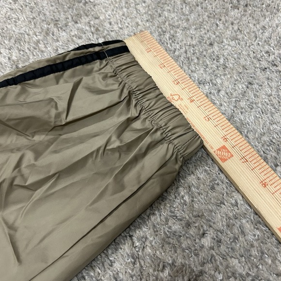 Vintage Adidas Track Pants Mens Large Brown Black Nylon Drawstring 31" Inseam - Picture 6 of 11